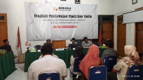 EVALUASI PENGAWASAN PEMILIHAN UMUM BAWASLU EMPAT LAWANG