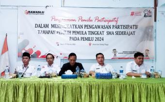 Gandeng Pemilu Pemula, Bawaslu Empat Lawang Siap Hadapi Pemilu 2024